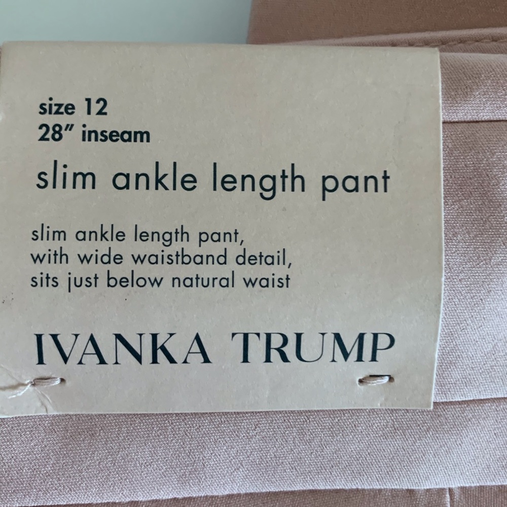 NWT Ivanka Trump Women's  Pants, Size 12 - Picture 6 of 7